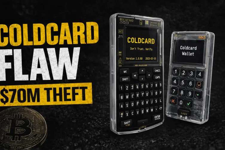 Coldcard Hardware Bug Linked to $70M Bitcoin Sweep