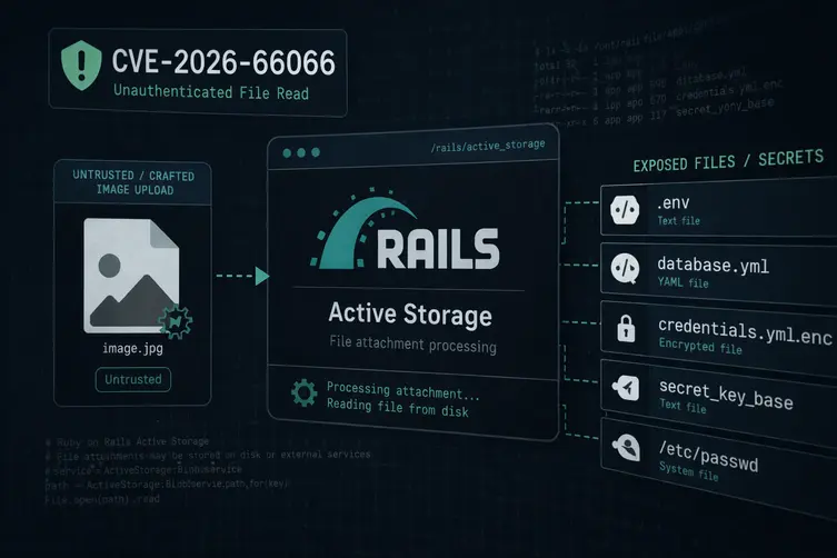Critical Rails Flaw Could Let Unauthenticated Attackers Read Server Files via Image Uploads