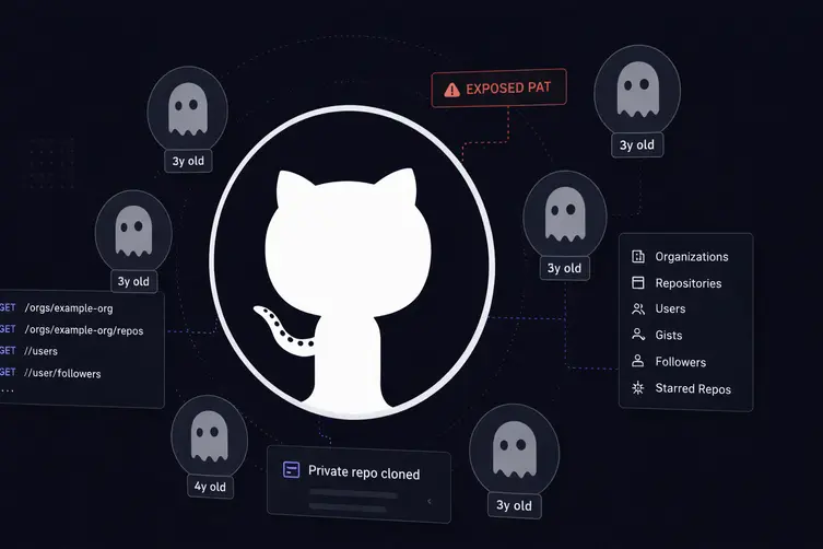Dormant GitHub Accounts Let Attackers Blend In While Mapping Corporate Orgs