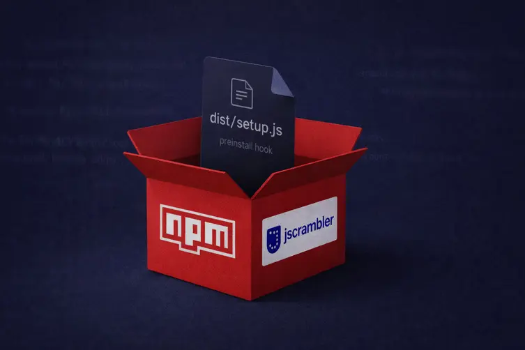 jscrambler 8.14.0 — npm Install Dropped a Rust Infostealer