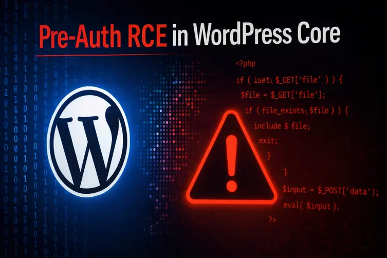 New wp2shell WordPress Core Flaw Lets Unauthenticated Attackers Run Code